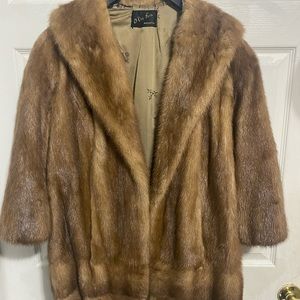 Vintage 1970's D'Orr Bremerton Fur Coat Mink